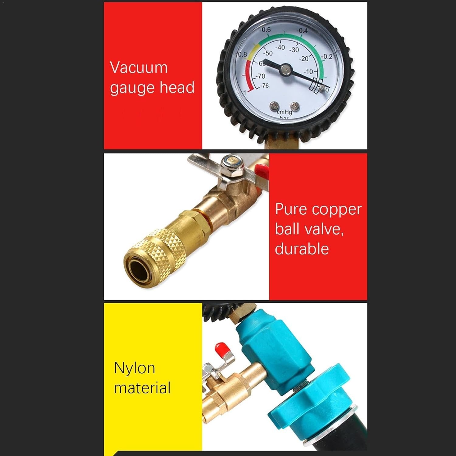 Auto Coolant Vacuum Kit Cooling System Vacuum Radiator Kit Refill & Purging Tool