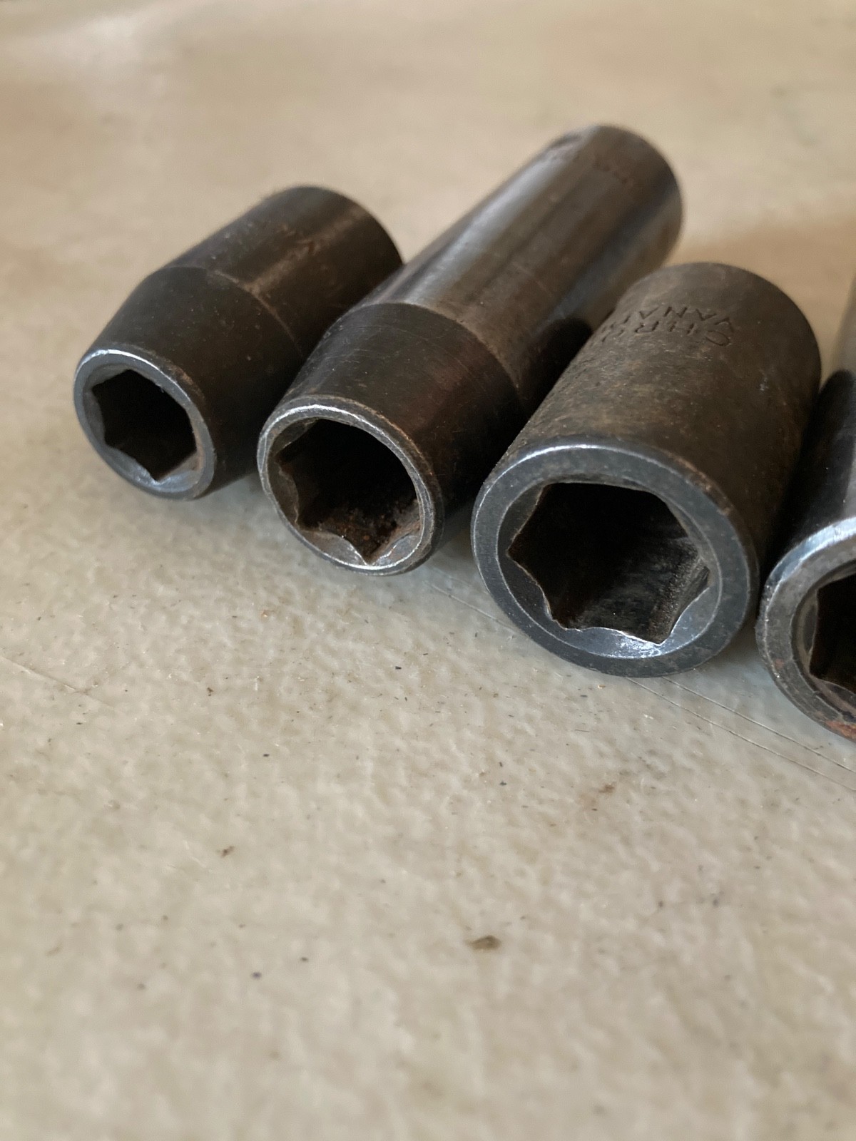 Assorted 1/2″ drive 6pt impact sockets