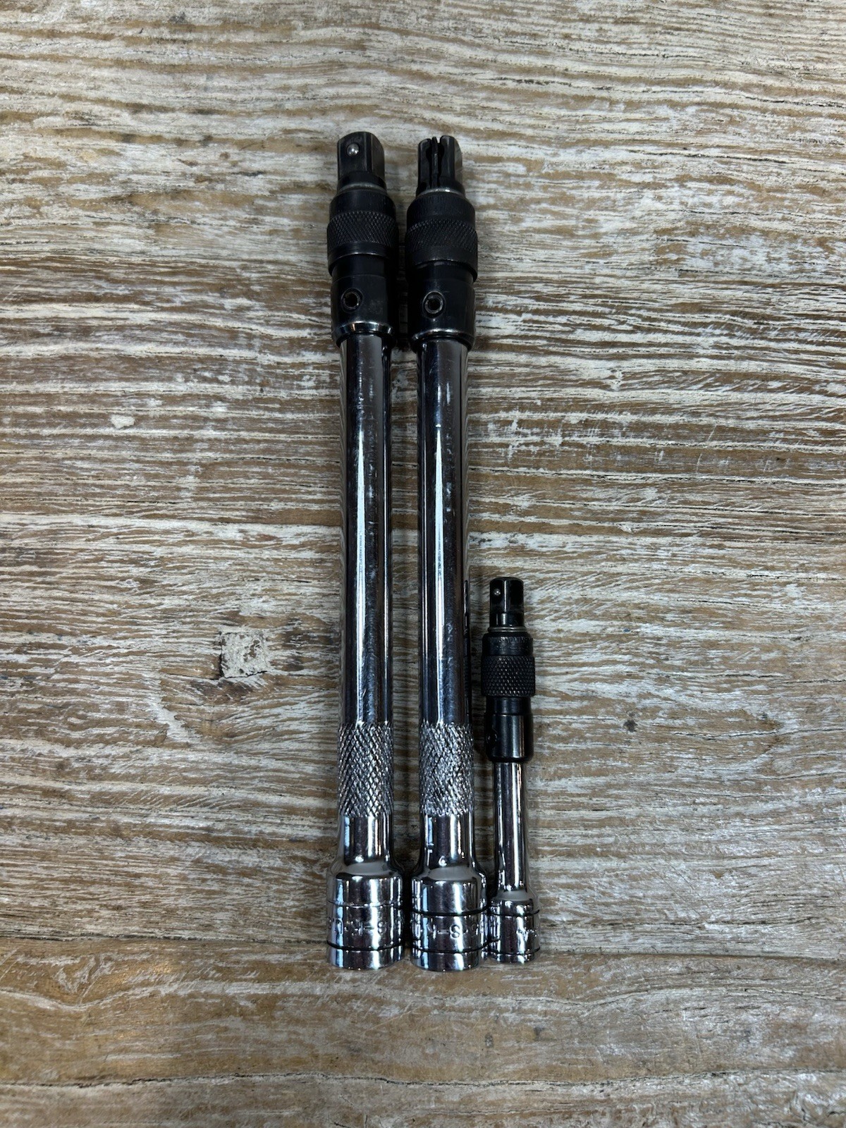SK Tools 3 pc 1/4” & 3/8″ Drive LOCKING Extension Set Lot – Knurled FREE SHIP