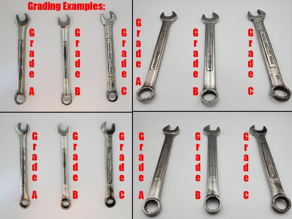 Craftsman USA 12-Point Combination Wrench 6-32 MM, Choose your Size (Grade C)
