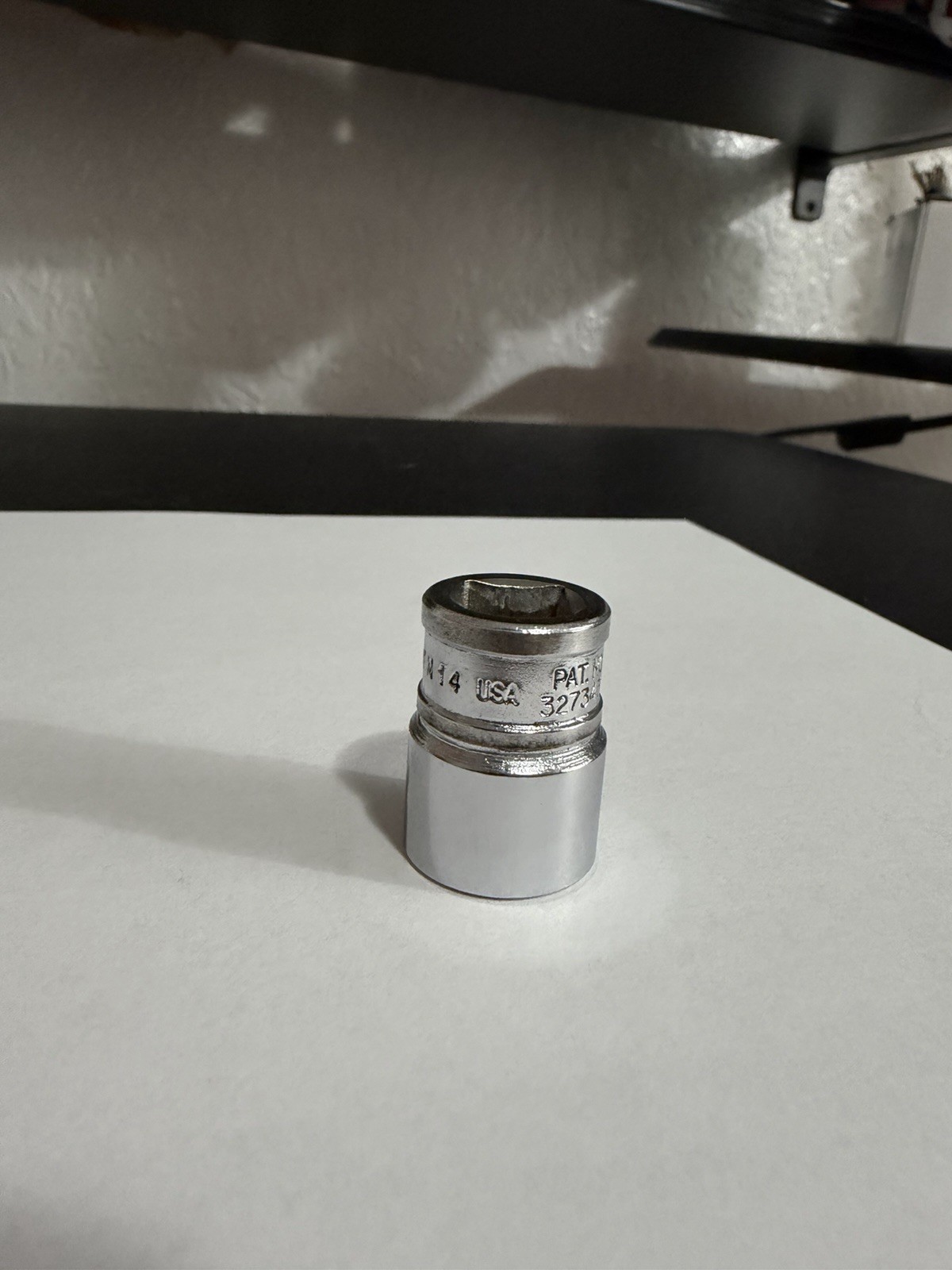 Snap On Tools 14mm Shallow Socket 3/8″ Drive 12 Point FM14 Made in USA