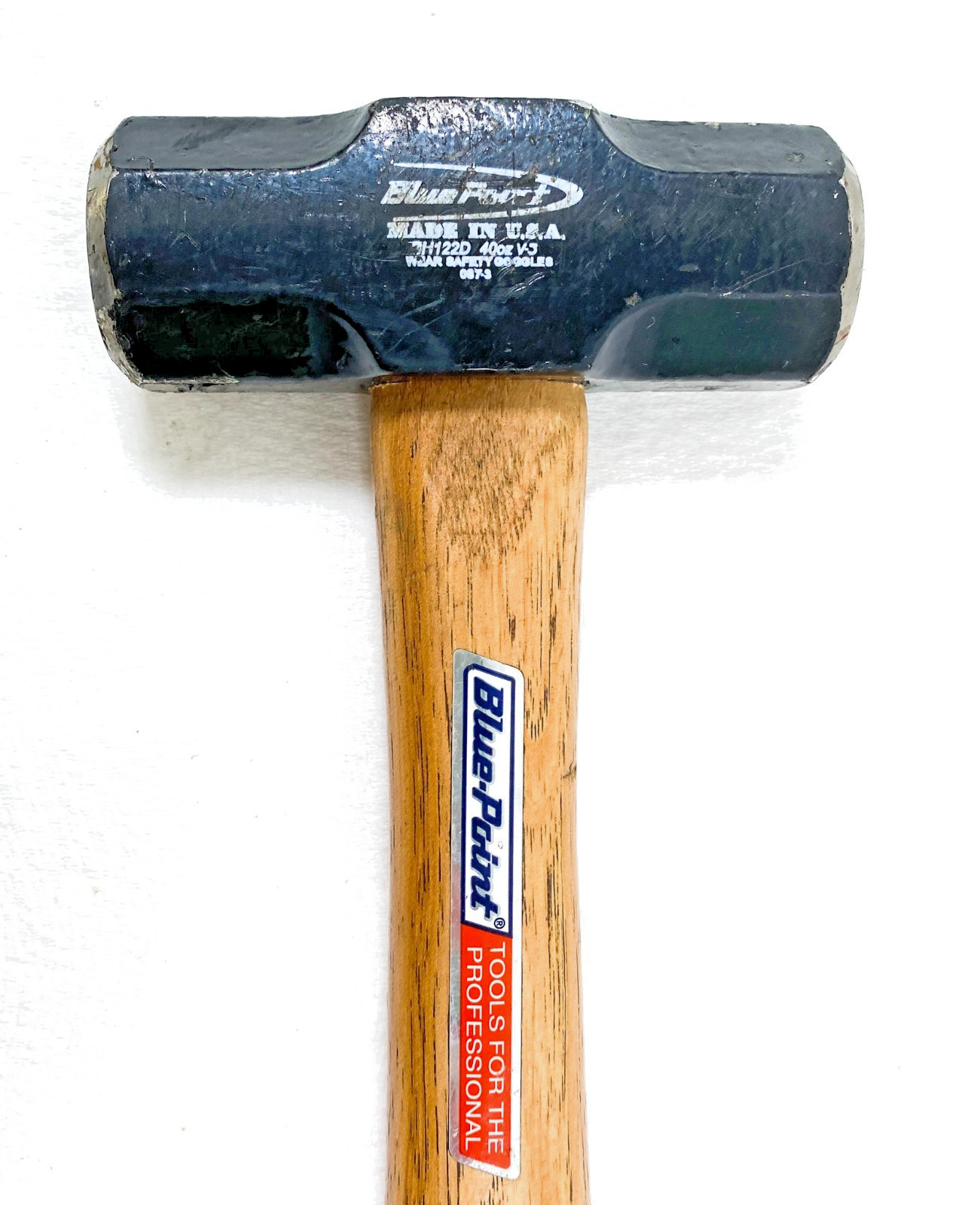 Blue Point Tools BH123D 40oz Heavy Duty Sledge Hammer Hickory 13″ Handle USA