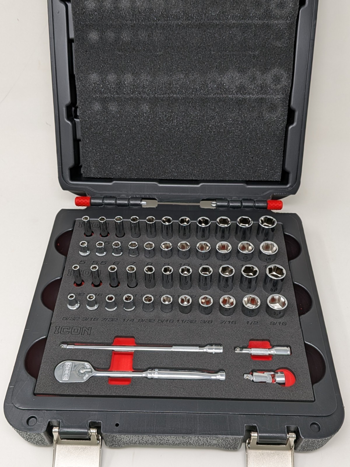 Icon Professional 1/4″ Drive SAE Metric Modular General Service Socket Set 70311