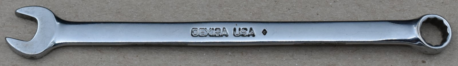 SNAP-ON TOOLS OEX12A, 3/8″ SAE, 12-POINT, OPEN/BOX END COMBINATION WRENCH