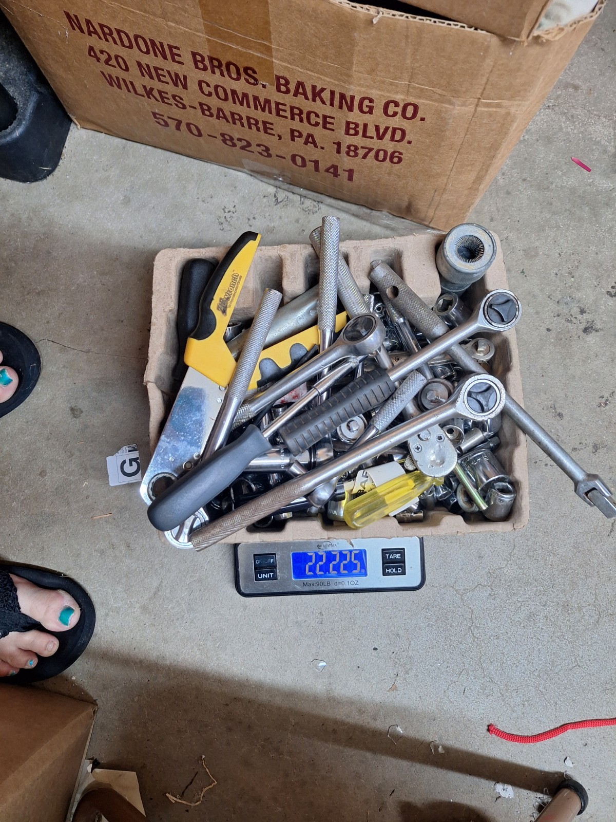 35 Lbs Mostly Sockets & Socket Wrenches Mixed Sizes And Brands