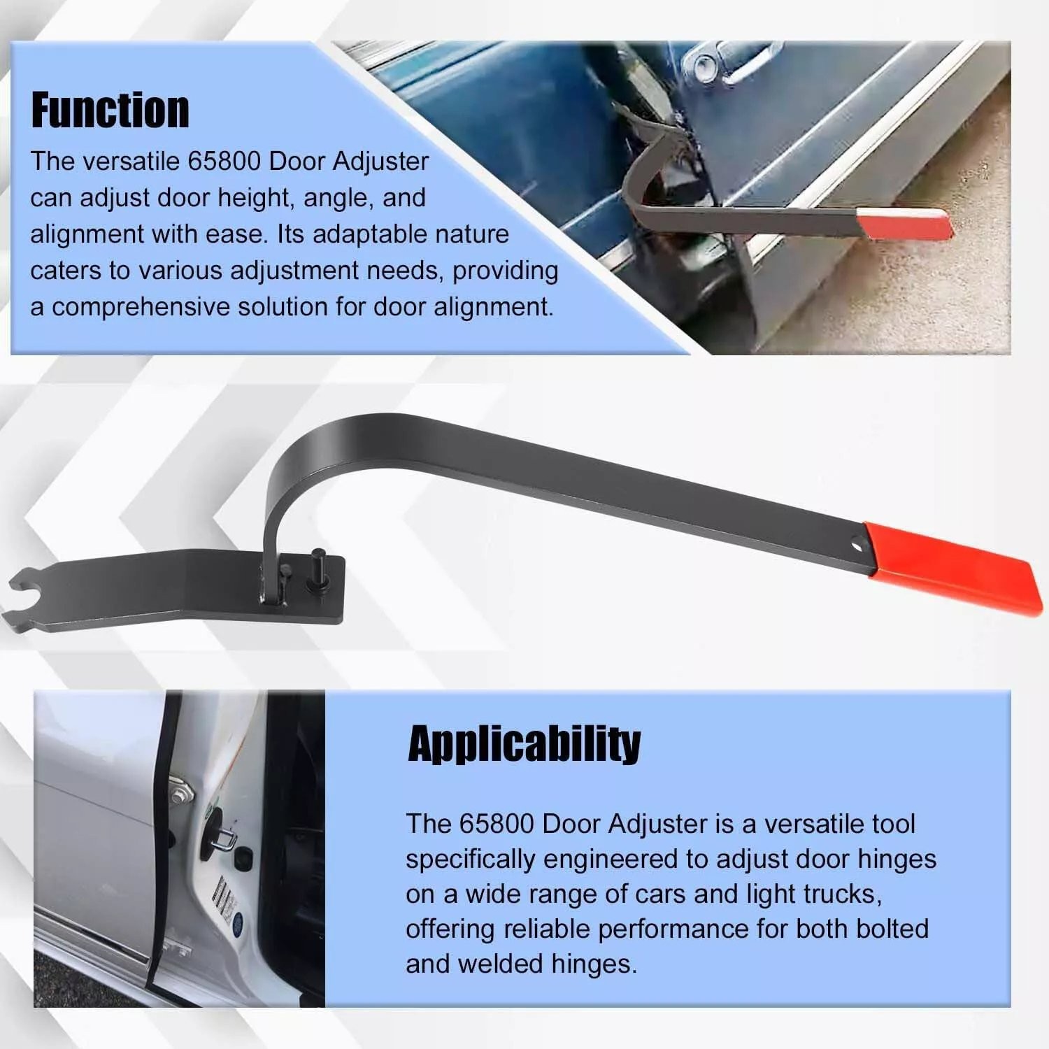 65800 Door Adjuster Alignment Tool for Both Bolted & Welded Hinges For Most Cars