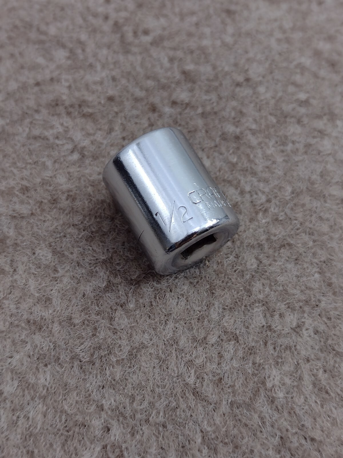 Vintage USA Craftsman 1/2″ Socket 1/4″ Drive 6pt Shallow Well 43499 -EE- Series
