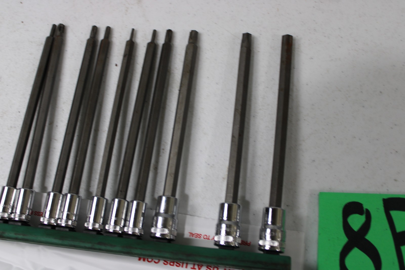 Gearwrench 10 Piece 1/4″ 3/8″ Drive Long Shank Torx Bit Socket Set T8 – T50