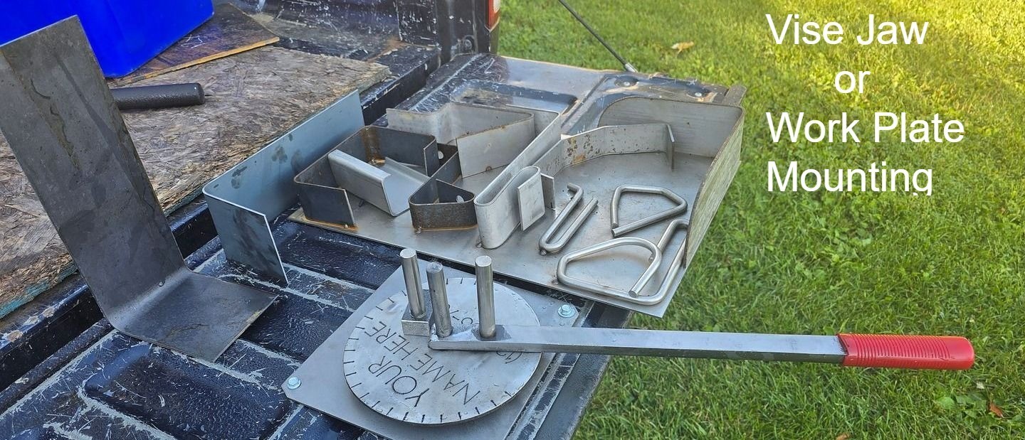 Higley Welding Flat Stock-Rod Bar Bender-Vise Jaw Mount