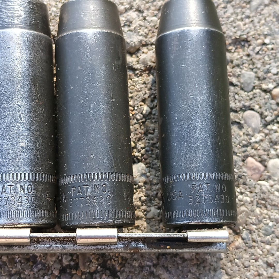 Snap-On SIMFM Set 3/8″ Drive Metric Deep 6 Point Impact Socket 8mm – 19mm Rail