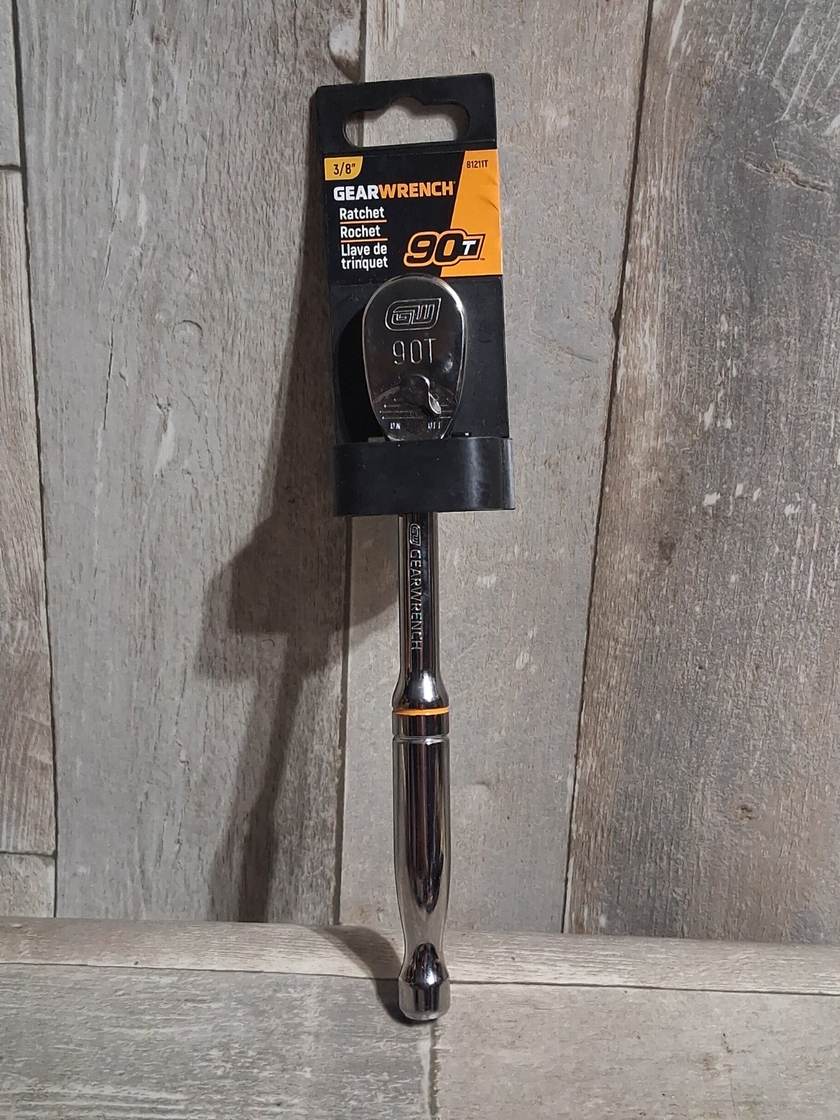 GEARWRENCH 3/8 CHROME 90 TOOTH RATCHET 81211T (NEW)