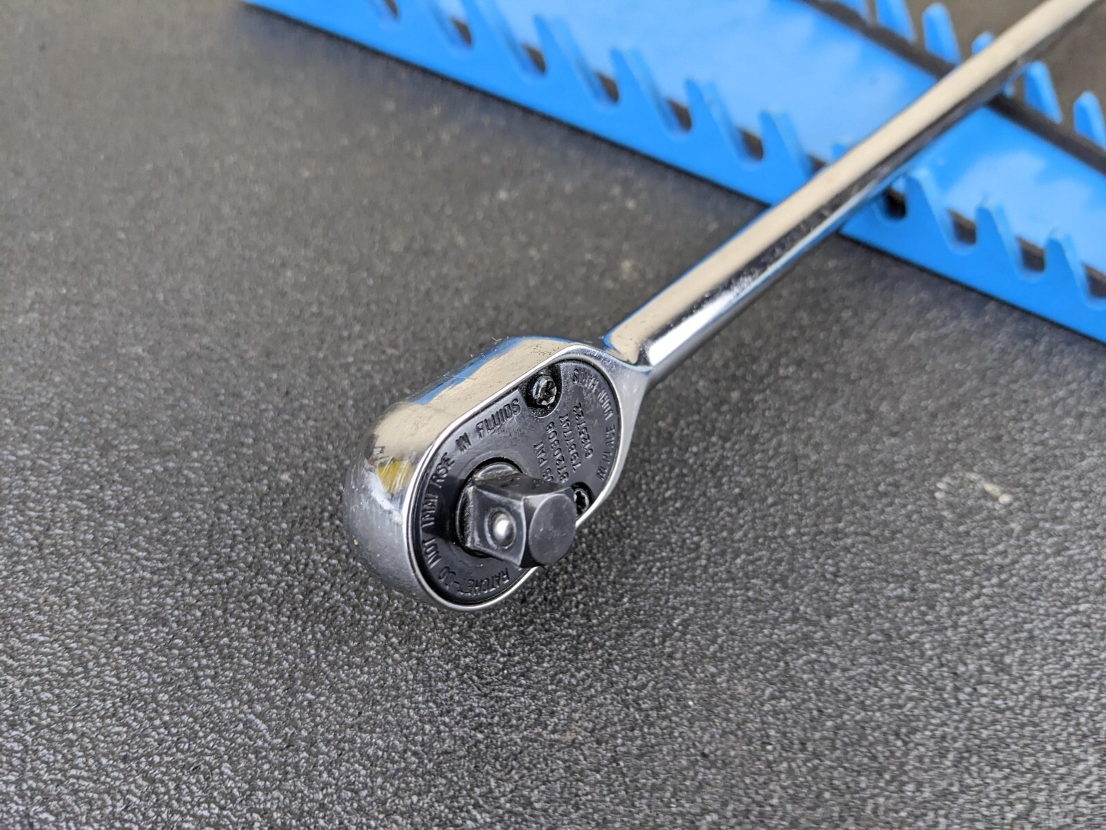 #bi538 Snap-on Tools FLL80 3/8″ Drive Extra Long Chrome Ratchet USA
