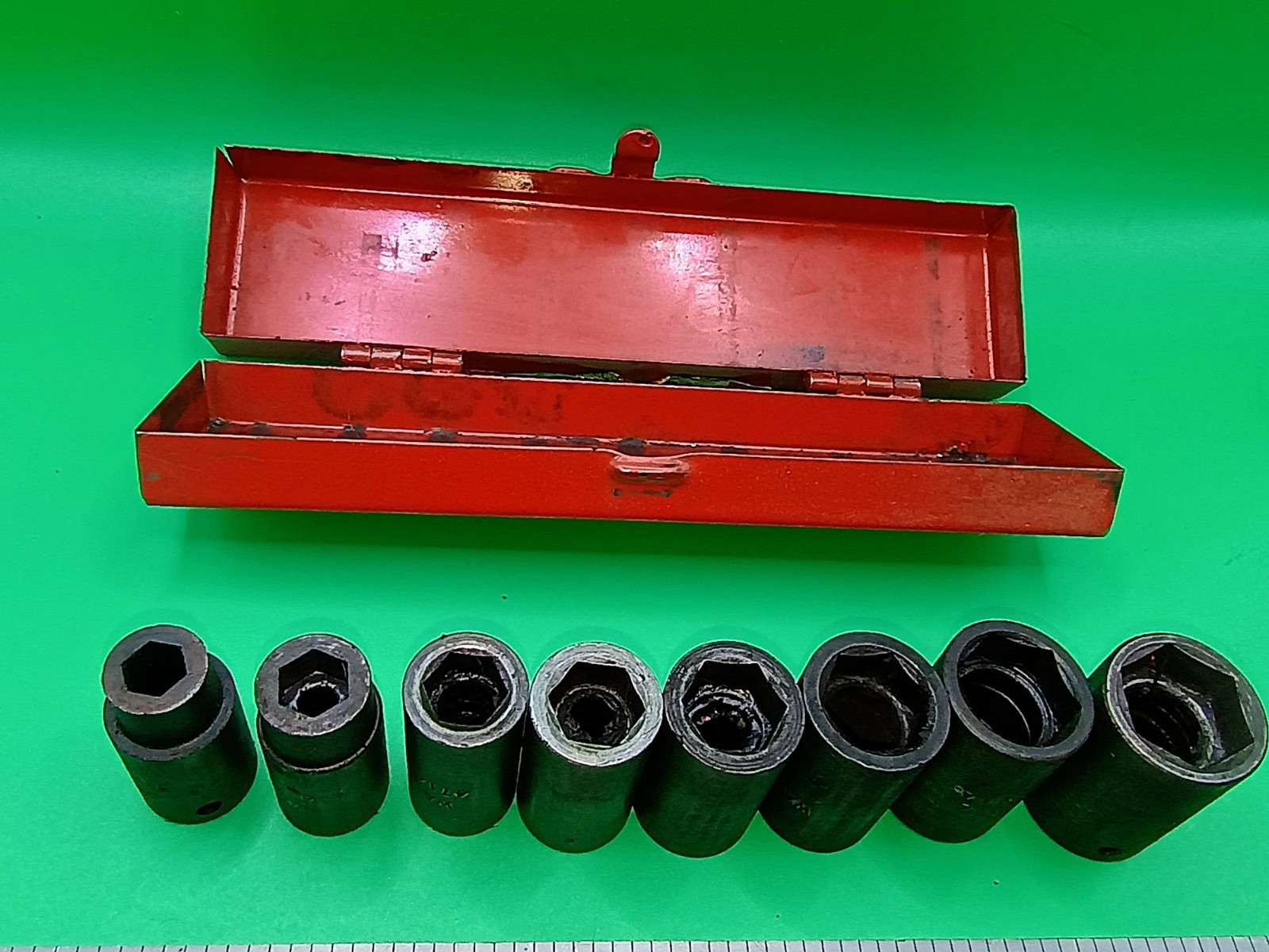 Set Stevens Walden Impact Sockets 3/8″ Drive 5/16 – 3/4 USA 8 Piece Set 6 Point