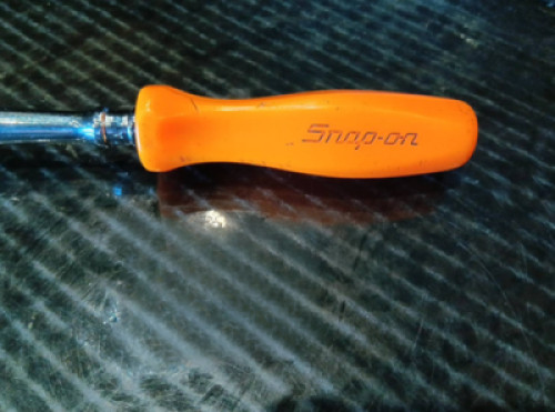 Snap-on Tools 1/4 Swivel Ratchet THLFD72 Orange Old hard Grip