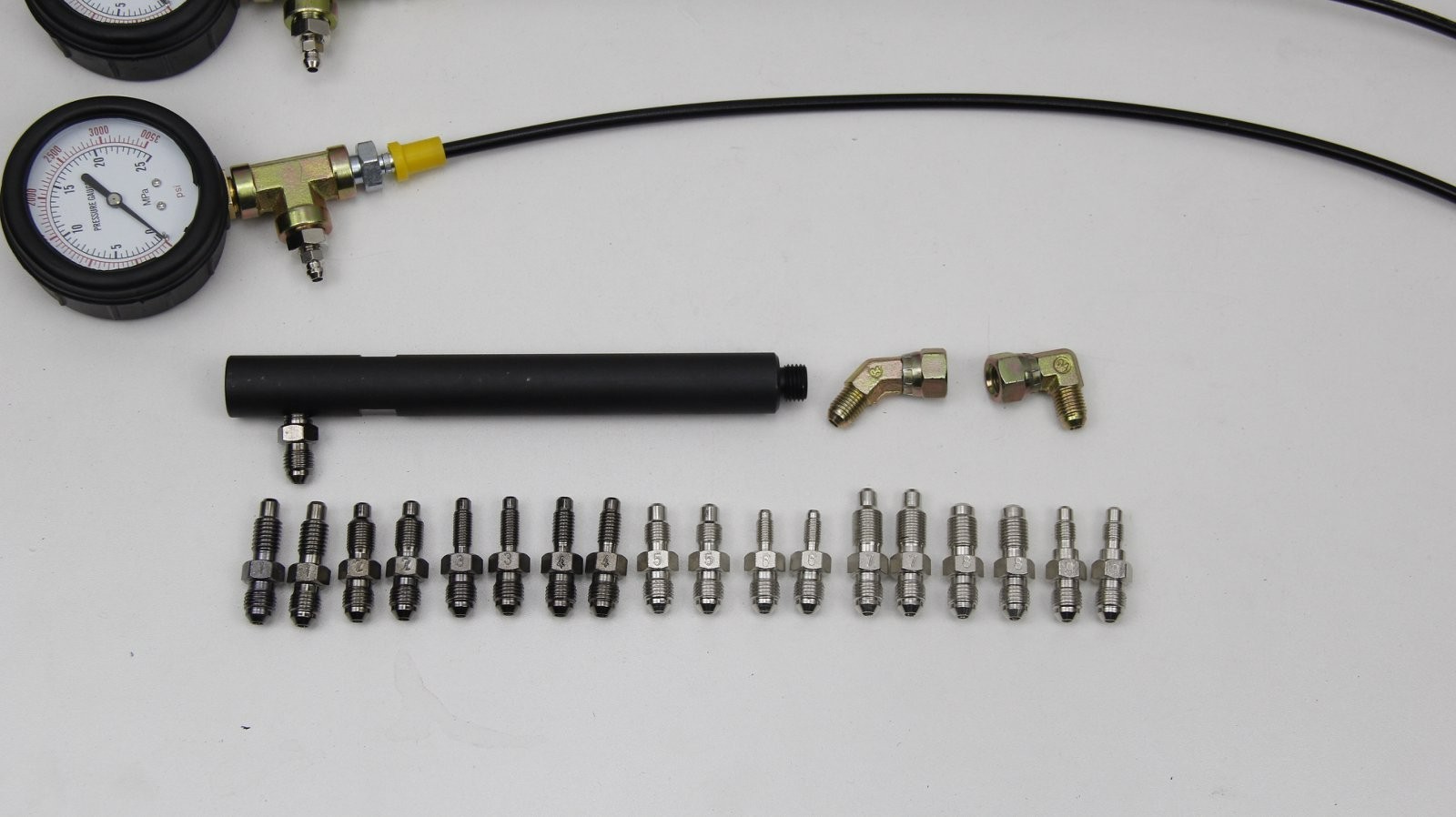 AutomotiveBrakeFluid/ABSHydraulicFluidPressure Gauge Brake System DiagnosticTool
