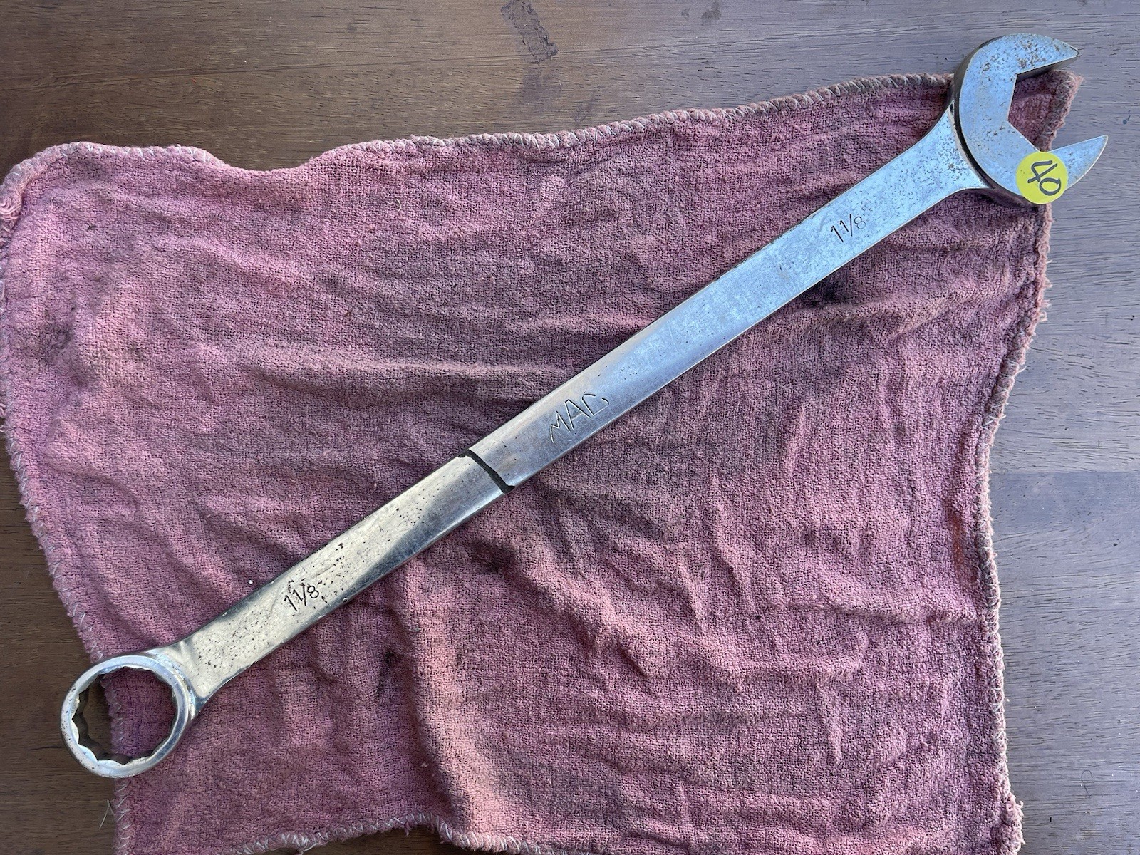 MAC Tools CL36, 1-1/8in. 12pt Combination Wrench, 17in., USA Made CL 36