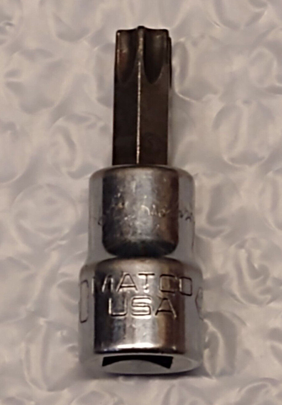 MATCO TOOLS USA B50TPTXA, 3/8″ SOCKET DRIVEN, T50 TORX BIT *PILFERAGE RESISTANT