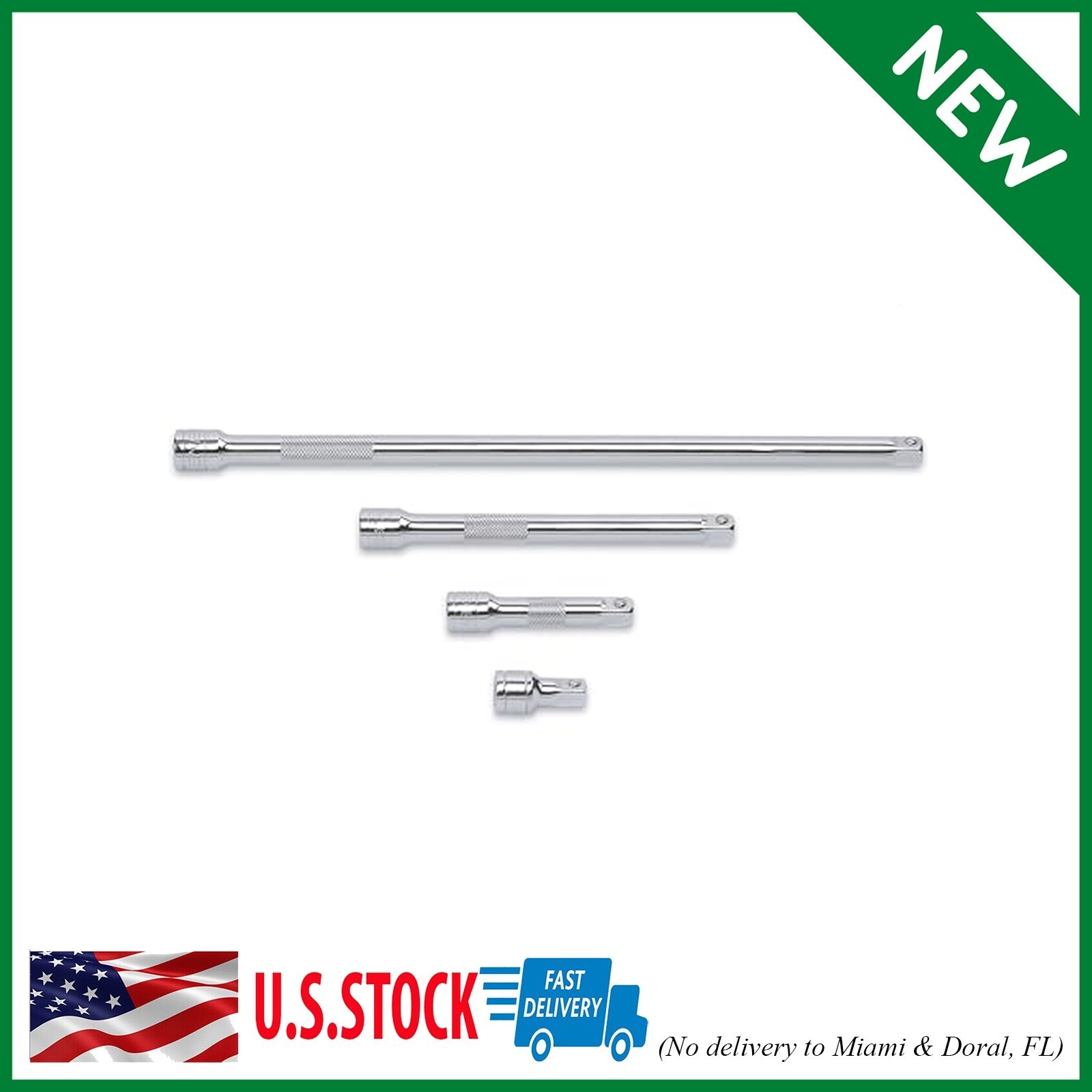 GEARWRENCH 4 Pc. 3/8″ Drive Extension Set, 1-1/2″, 3″, 6″ & 12″ – 81200D