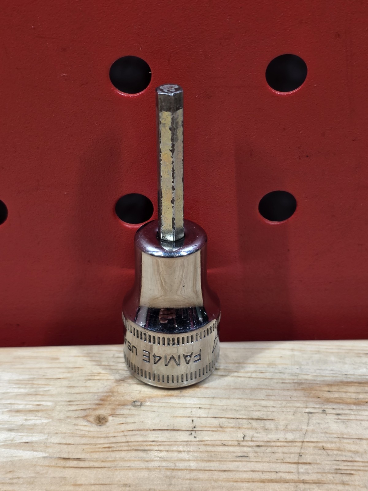 Snap-on Tools FAM4E 4mm 3/8″ Drive Metric Hex Bit Chrome Socket Driver USA
