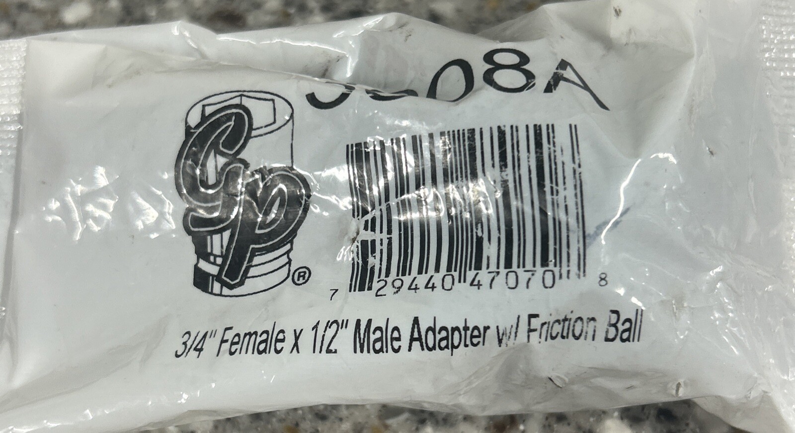 Grey Pneumatic 3008A 3/4″ Female x 1/2″ Male Adapter w/ Friction Ball
