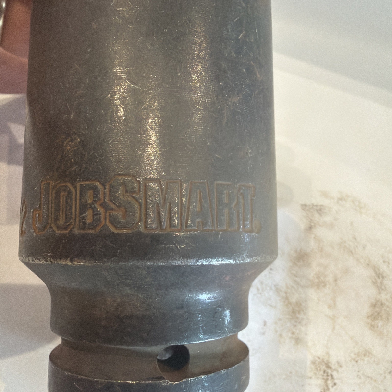JobSmart ~ 1-1/2″ ~ 6pt Deep Impact ~ 3-4” Drive Socket – Good Condition ~ TT48