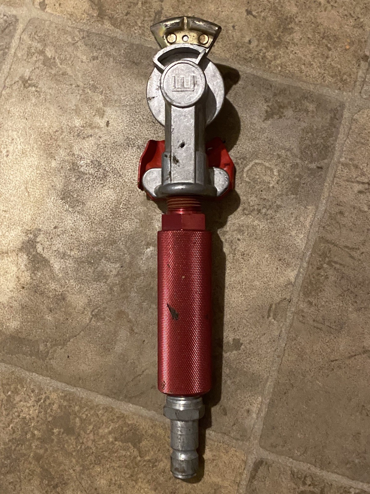 Semi Truck Gladhand Air Brake Test Tool w/Shop Air Coupler Diesel Mechanic Tool.