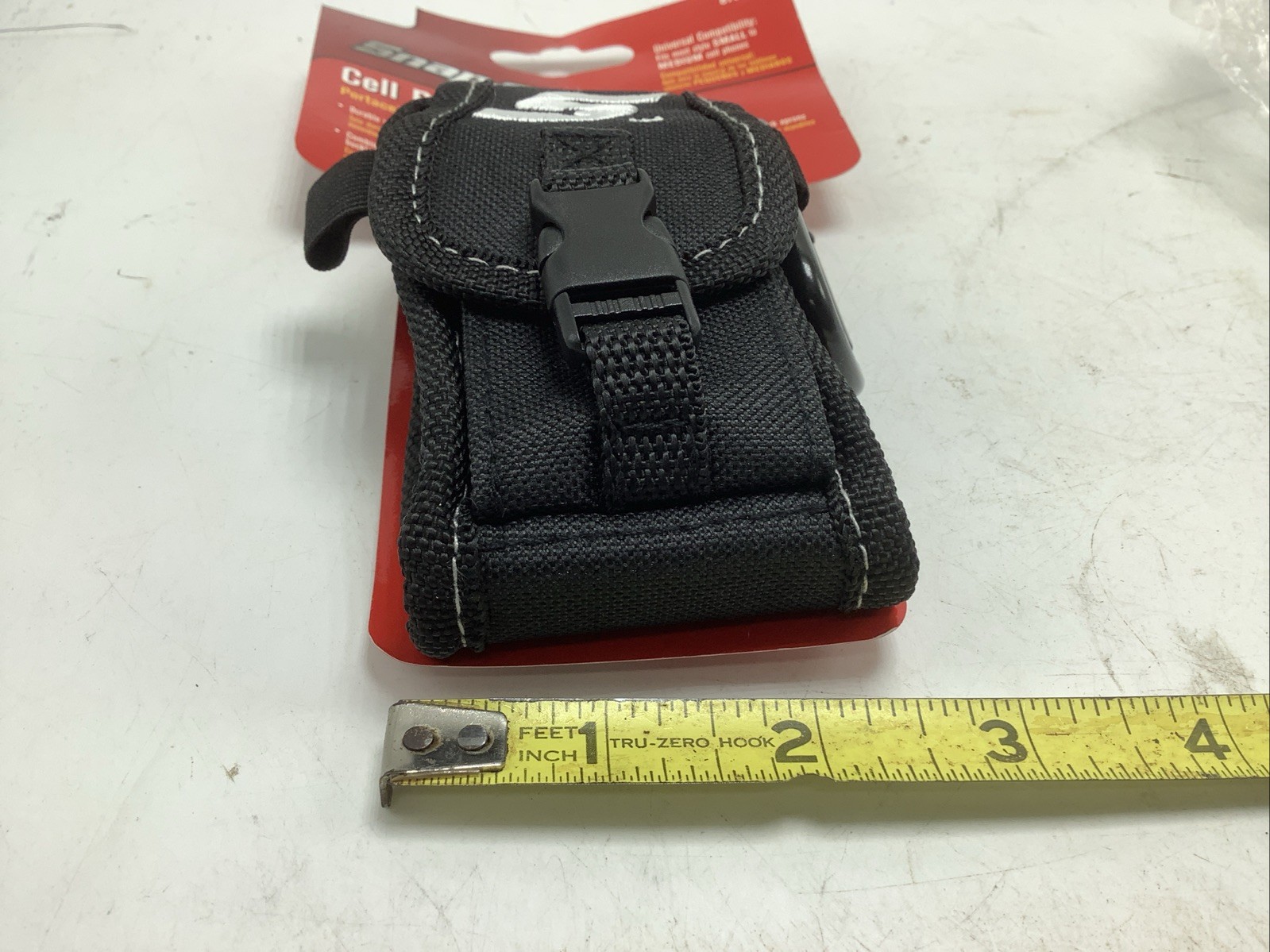 Snap on tools BLACK New cell phone holder vertical + inside pocket NEW !!!!!