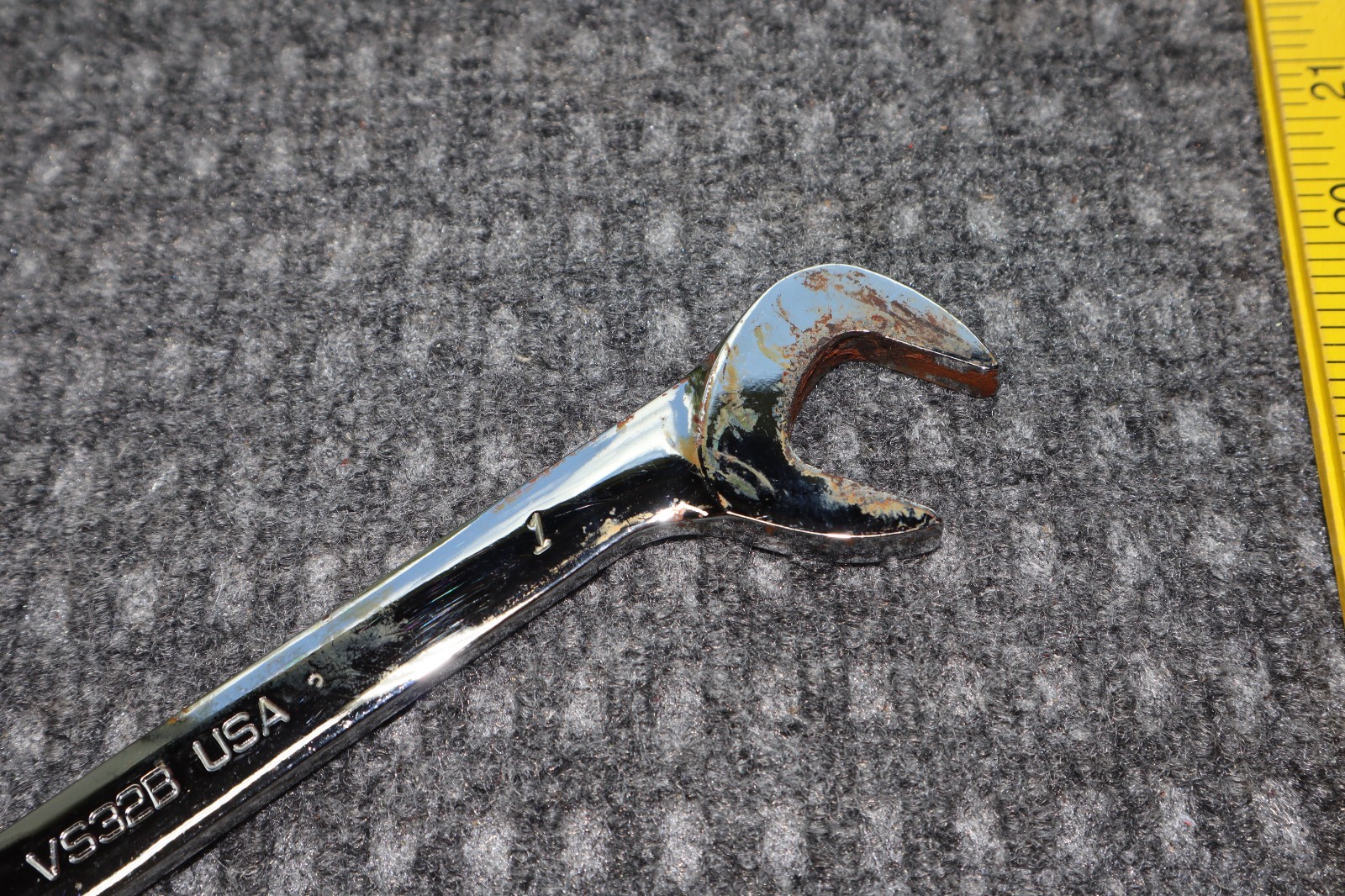 Snap On Tools 4 Way Angle Head 1″ Opened End Wrench VS32B