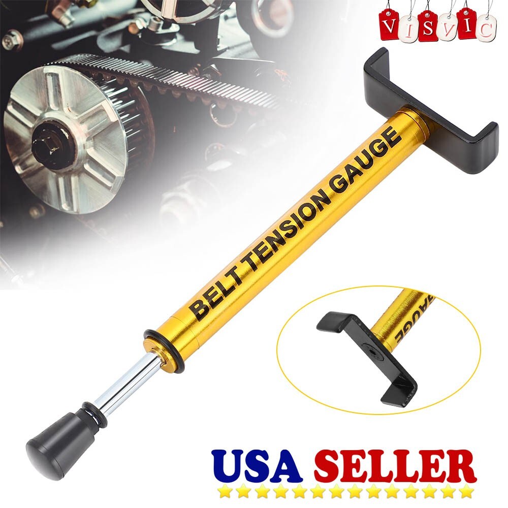 Motorcycle Secondary Drove Belt Adjustable Belt Tension Gauge Tool USA NEW