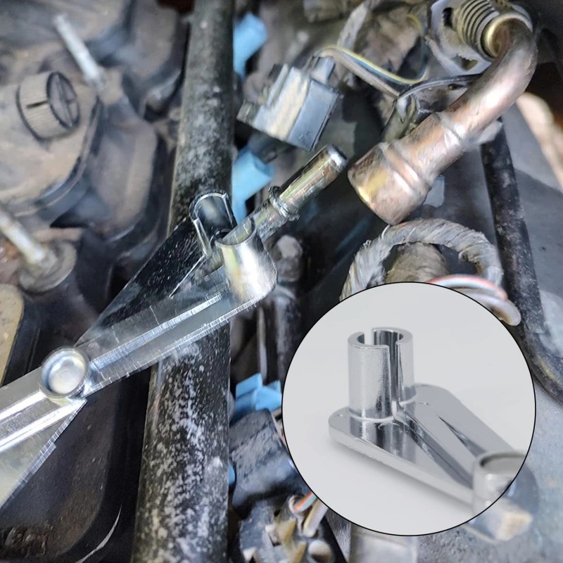 Fuel Line Disconnect Tool 3/8 5/16 Zinc Alloy Quick Release.