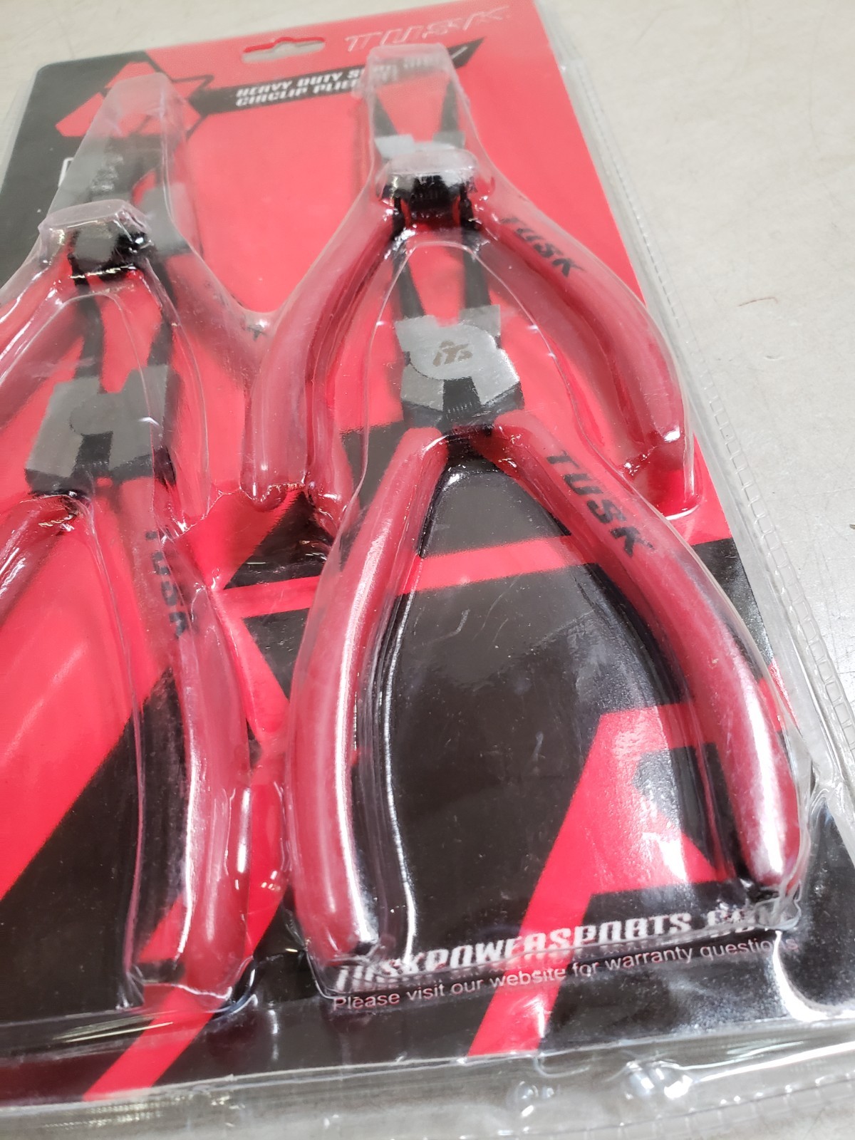 Tusk BGCP4PCS Heavy Duty Snap Ring/Circlip Plier Set