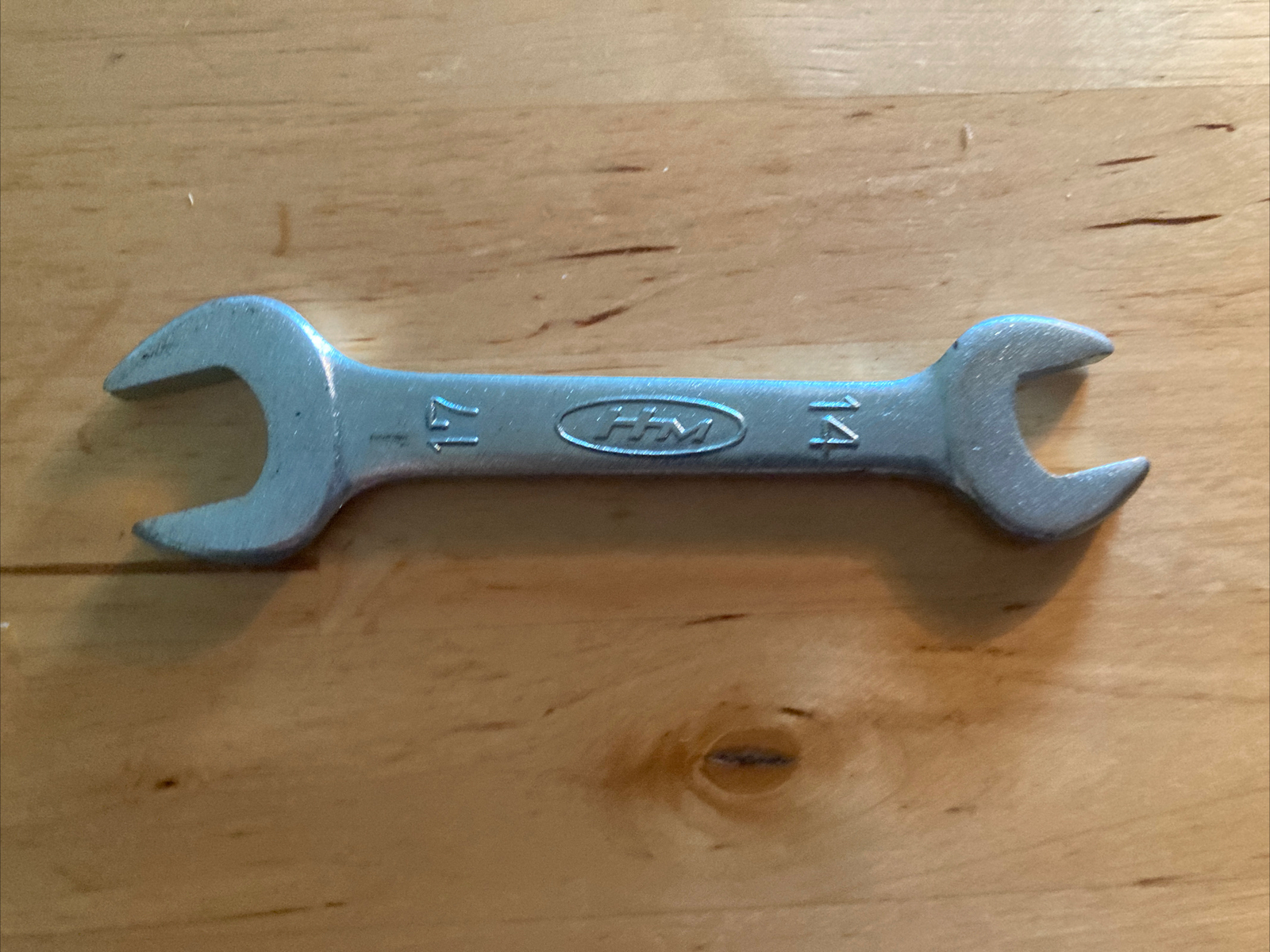 Vintage Honda Motors HM 14mm x 17mm DOE Double Open End Wrench USED GOOD