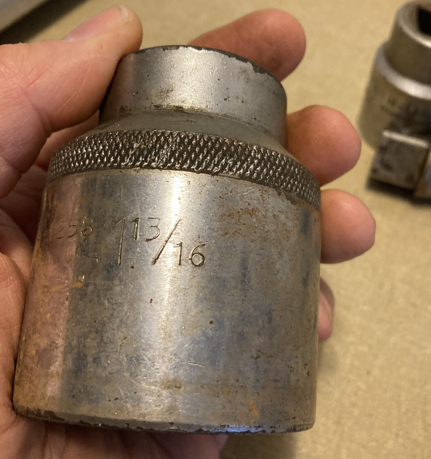 Vintage Billings Vitalloy 3/4″ Drive 10 Piece Socket Set w/Extension