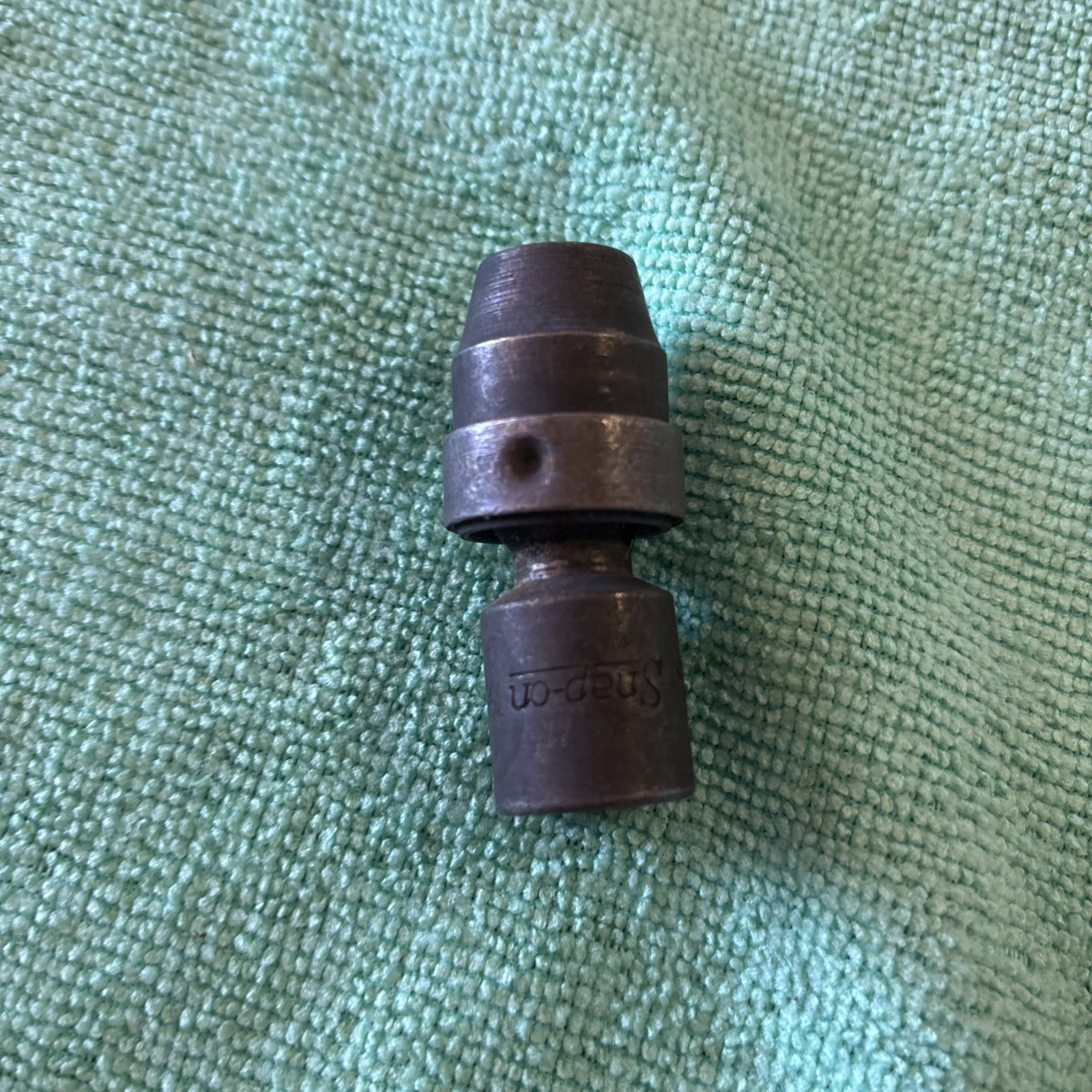 Snap-On 3/8” Drive Shallow Standard 7/16” 6 Point Swivel Impact Socket IMBF14D