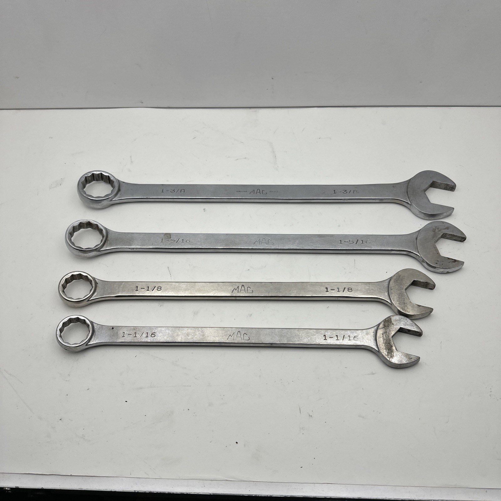 Lot Of 4 Mac Wrenched CL34 CL36 CL42 CL44 1 1/16” 1 1/8” 1 5/16” 1 3/8”