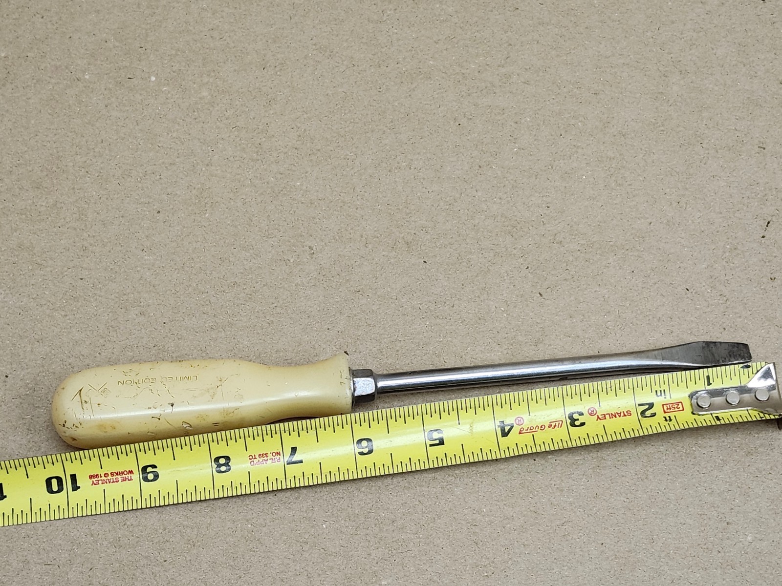 Snap-on 500 Limited Edition 5/16 X 6 in Flat Blade Screwdriver