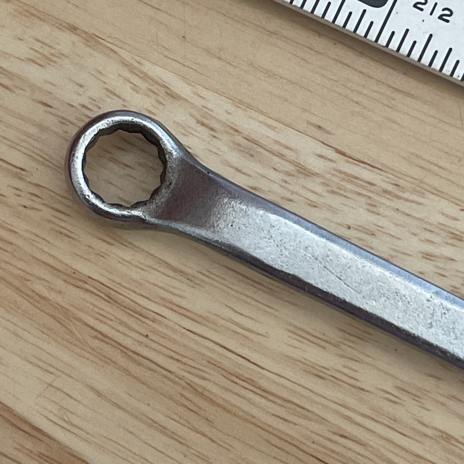 Vintage Penens Challenger 3/8” X 7/16” 12 Point Box End Wrench 6414 Alloy USA