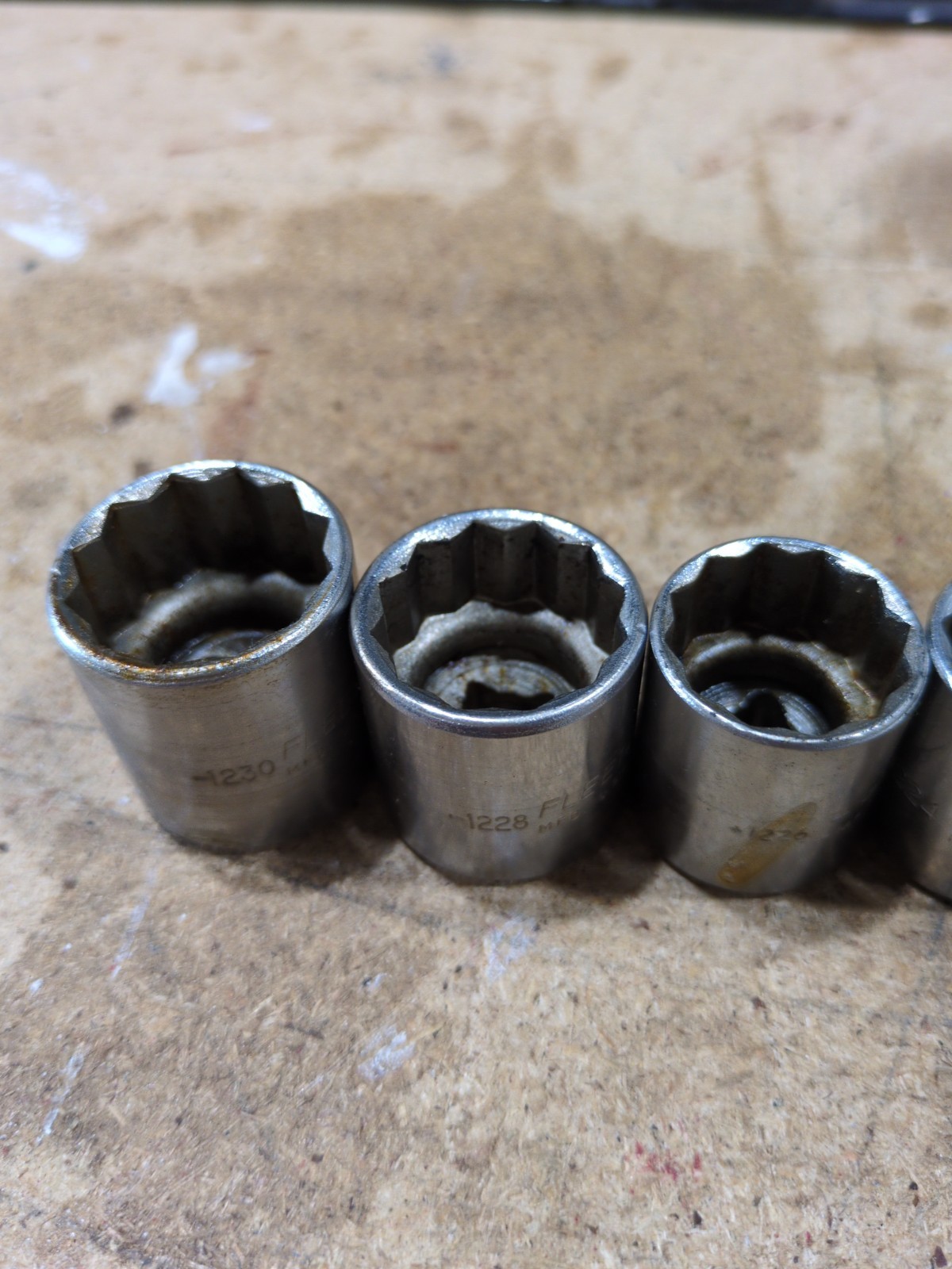 Fleet Tools (Proto) 10pc. 3/8dr. 12pt. Socket Set 3/8″ Thru 15/16″ USA