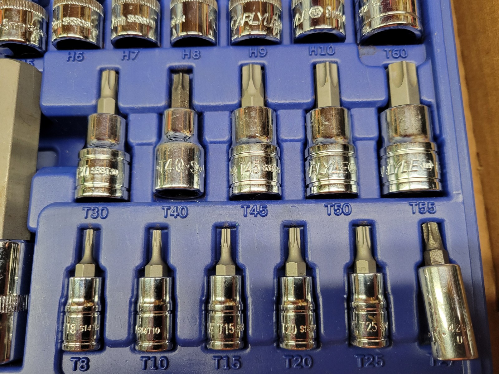 Napa / Carlyle / S-k 41-Piece Hex / Torx Bit Set with Case (read description)