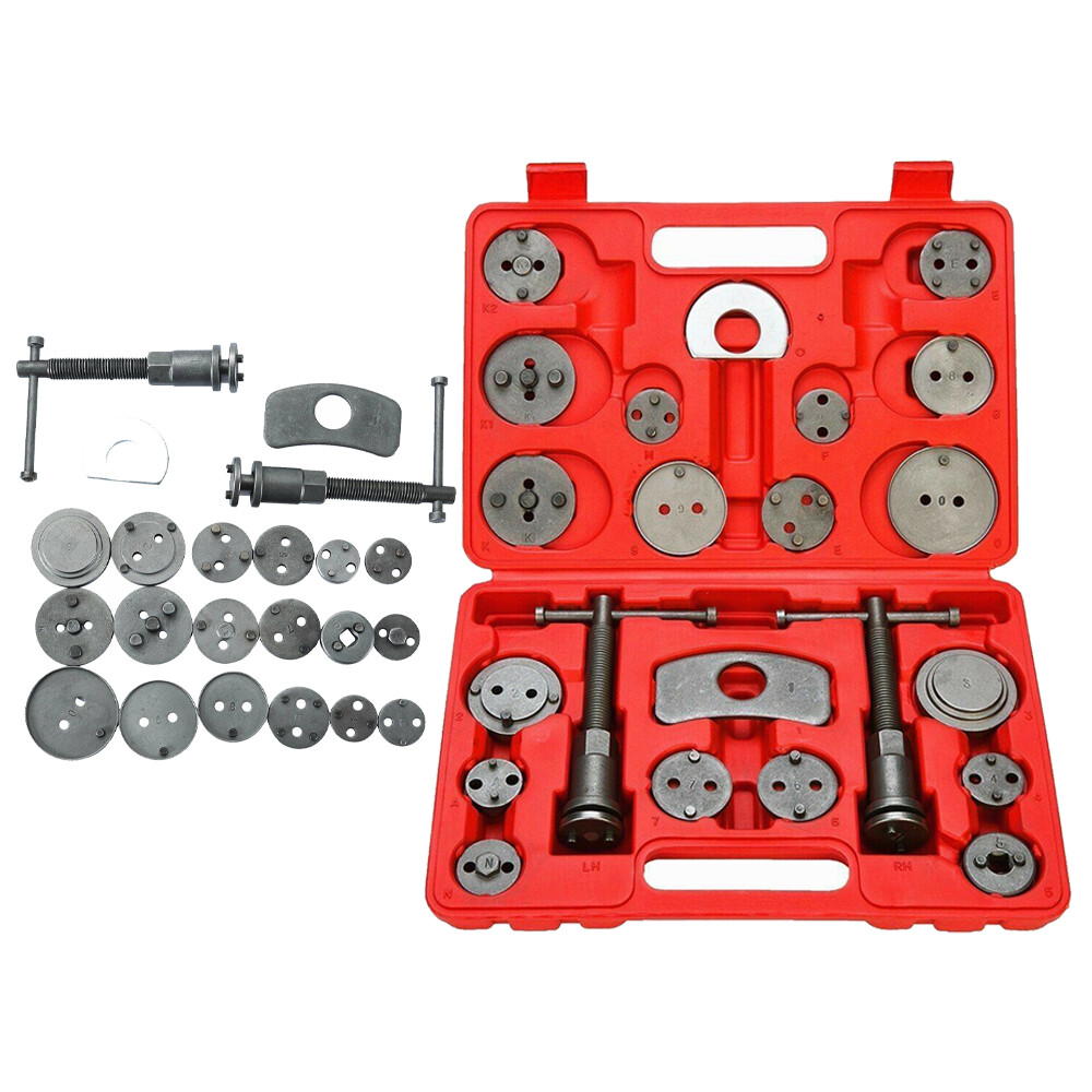 27PCS Disc Brake Caliper Wind Back Universal Tool with Gloves+Case For Car/Truck