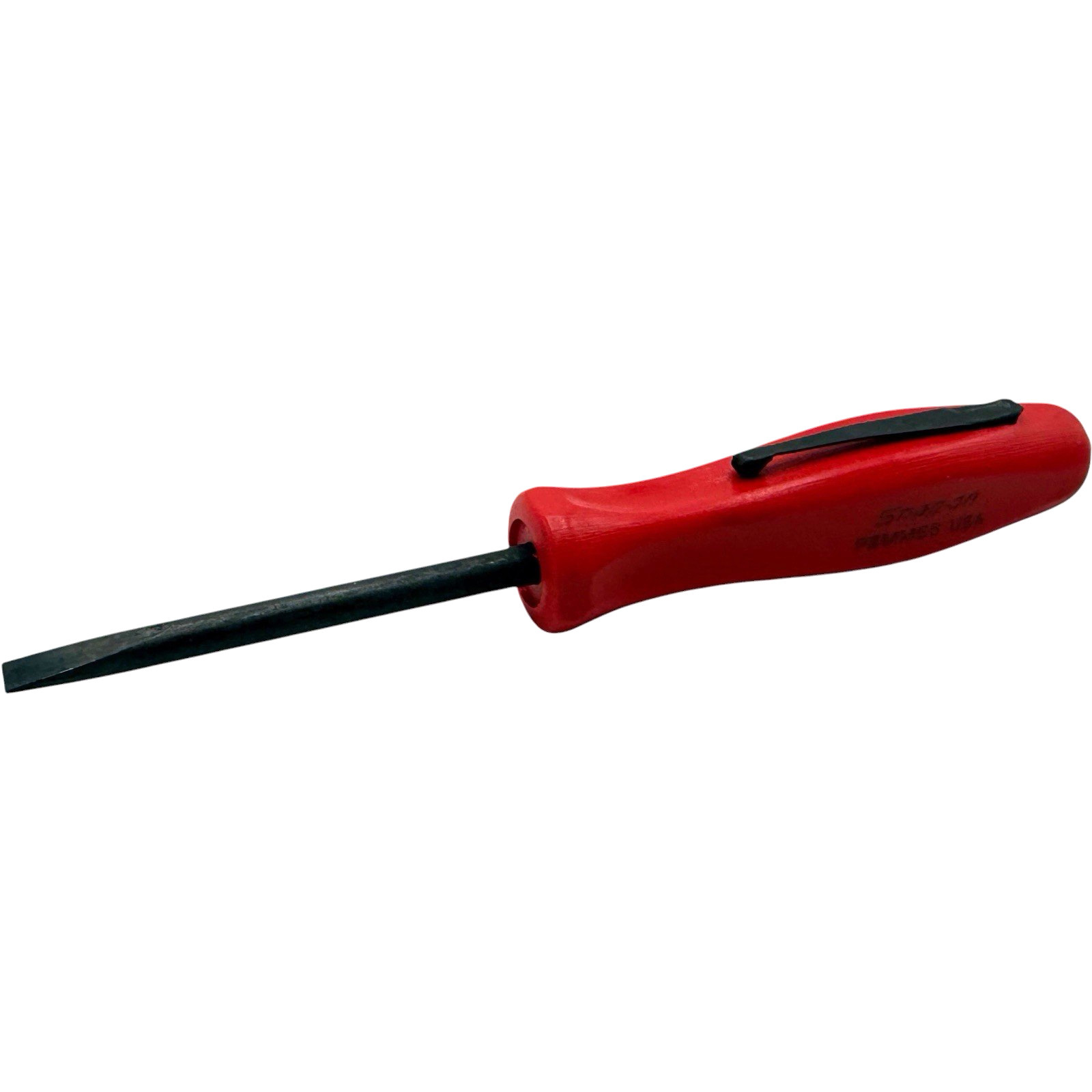 Snap On Tools Mini Magnetic Pocket Pry Bar Red 5 inch Straight Blade