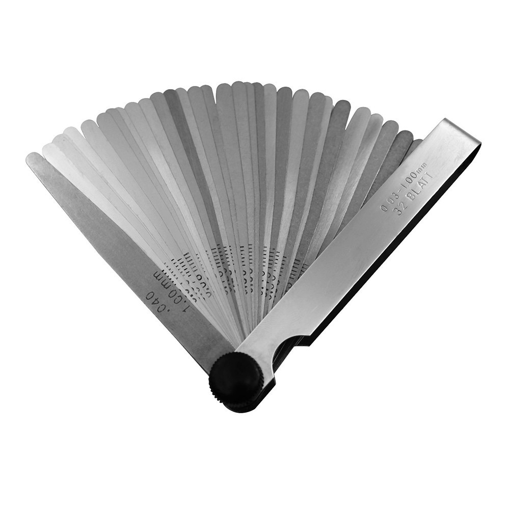 Measuring Tool Feeler Gauge 0.03-1.00mm Feeler Gauge Set Sheet Metal Ruler