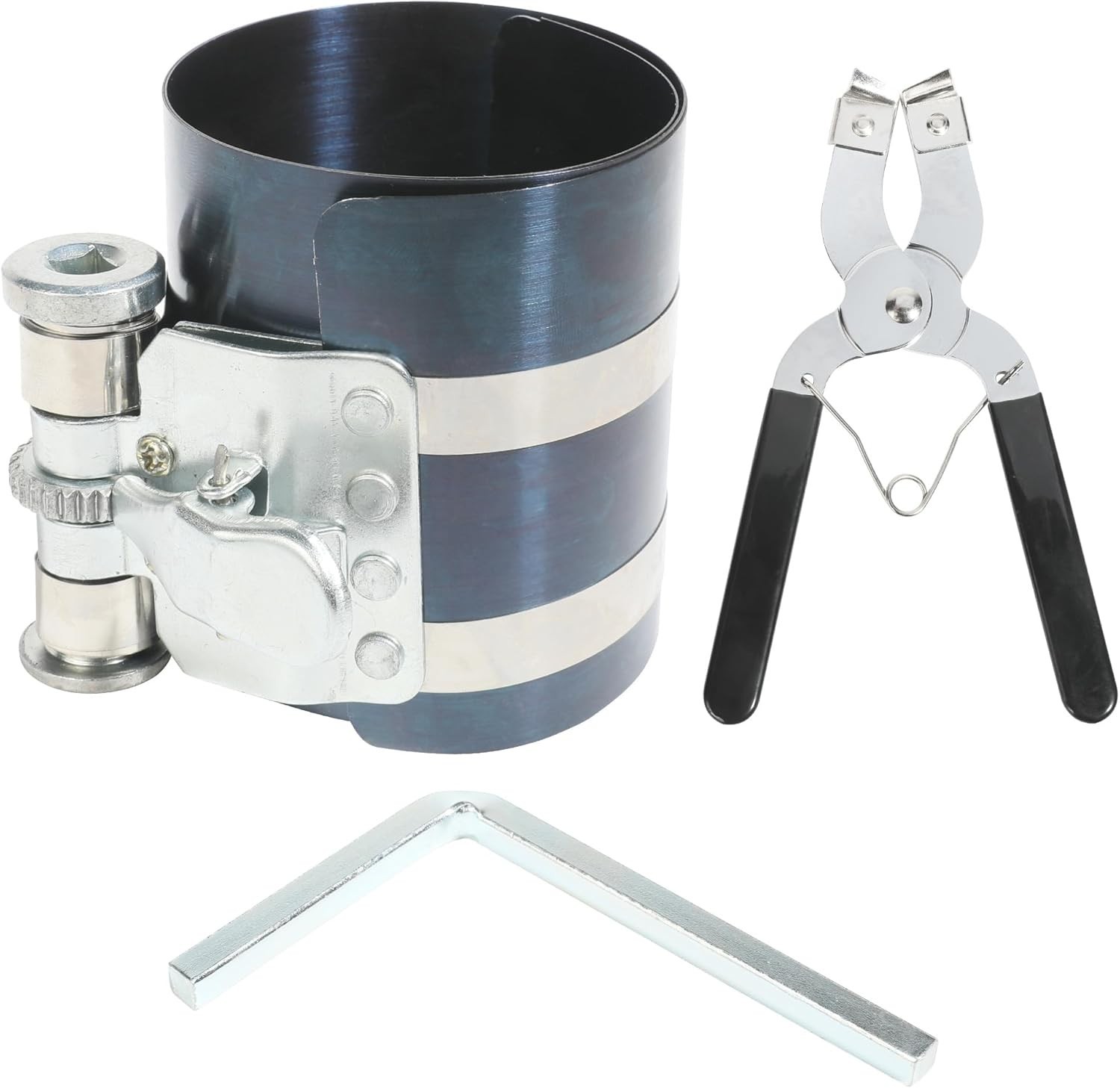 Corrosion-Resistant Piston Ring Tool Kit – Adjustable Sizes for Easy Engine Care