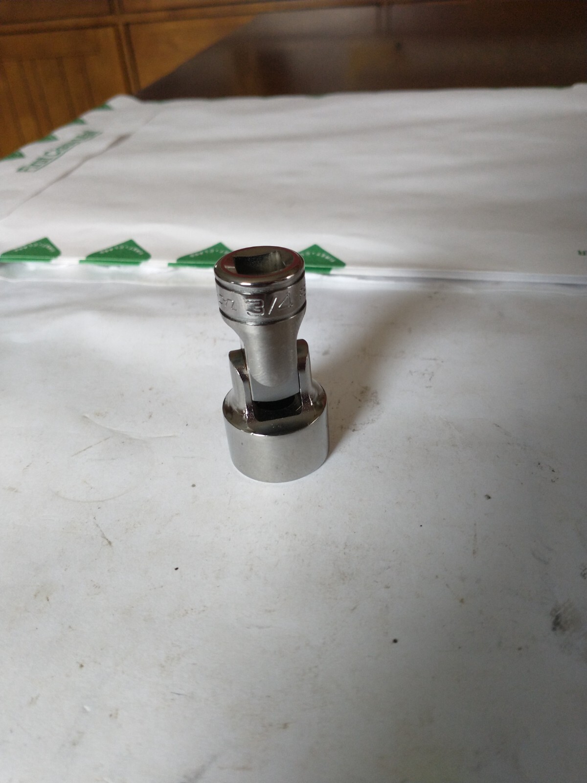New Snap On FS24B 3/4 SAE Shallow Universal Swivel Socket 6 pt 3/8″ Drive