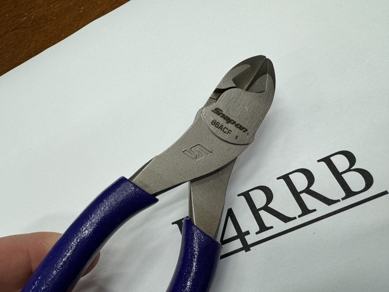 Snap-on Tools NEW RARE DARK PURPLE Soft Grip 6″ Diagonal Cutter Pliers 86ACFDP