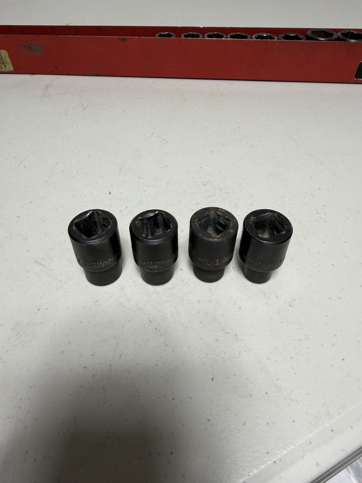 MAC Tools 13pc VP6 Metric 10mm-27mm Impact Socket 1/2” dr 6 Point Shallow USA