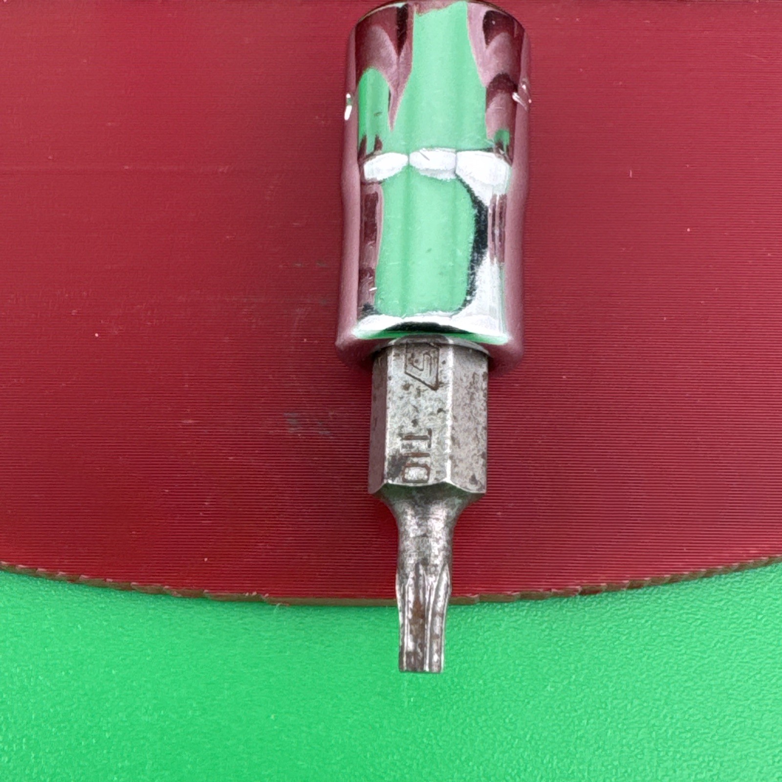 Snap On TTX10E 1/4″ Drive T10 Chrome Torx Star Socket Driver 1
