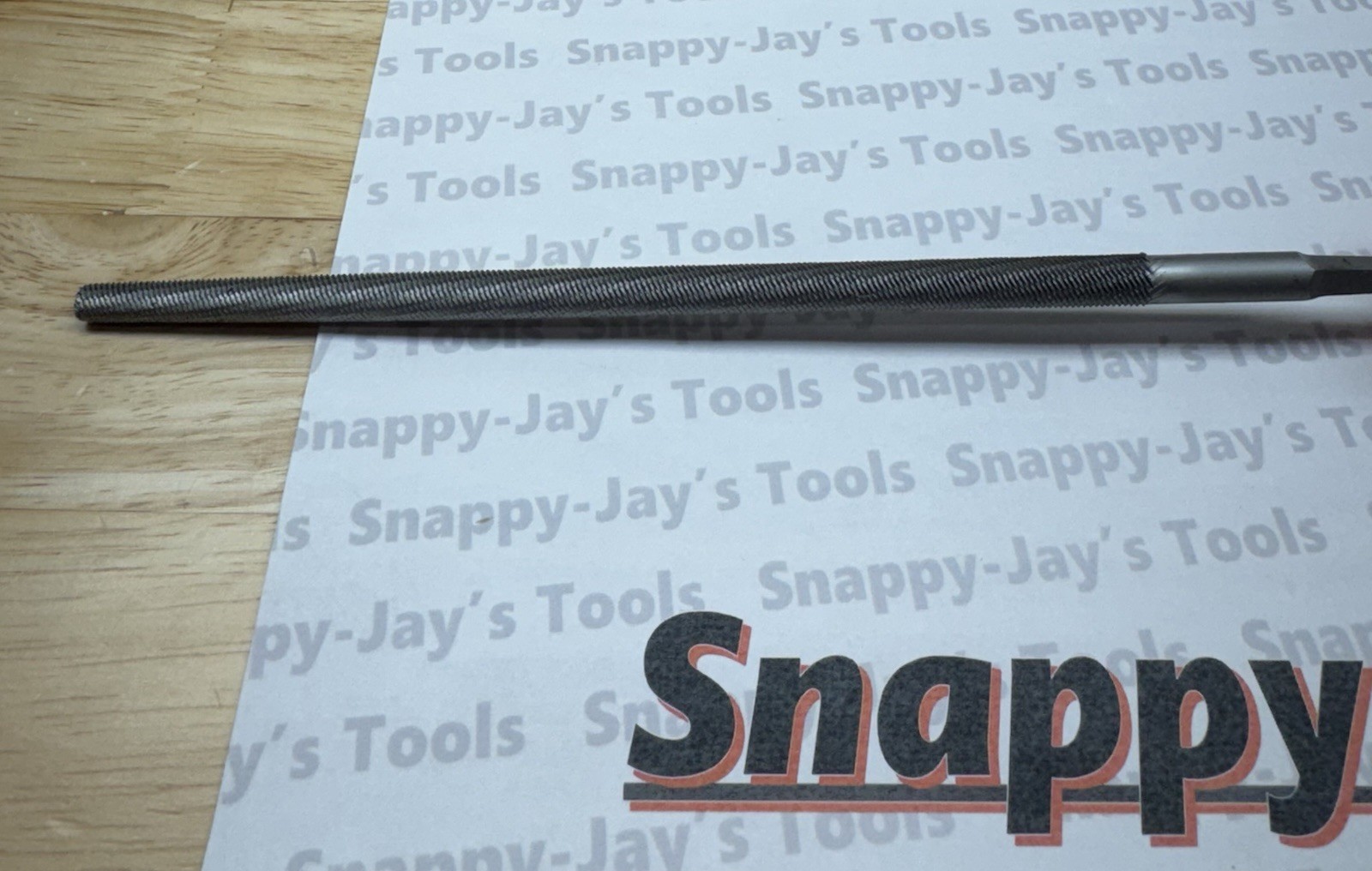 Snap-on Tools NEW ORANGE Soft Grip Round 8” Blade Length File SGHF614B 8R