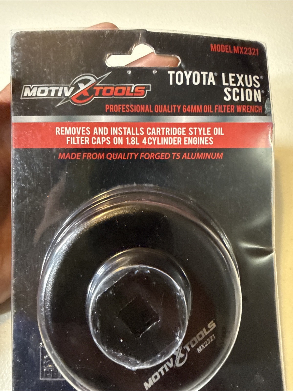 Motiv X Tools MX2321 64mm Oil Filter Wrench