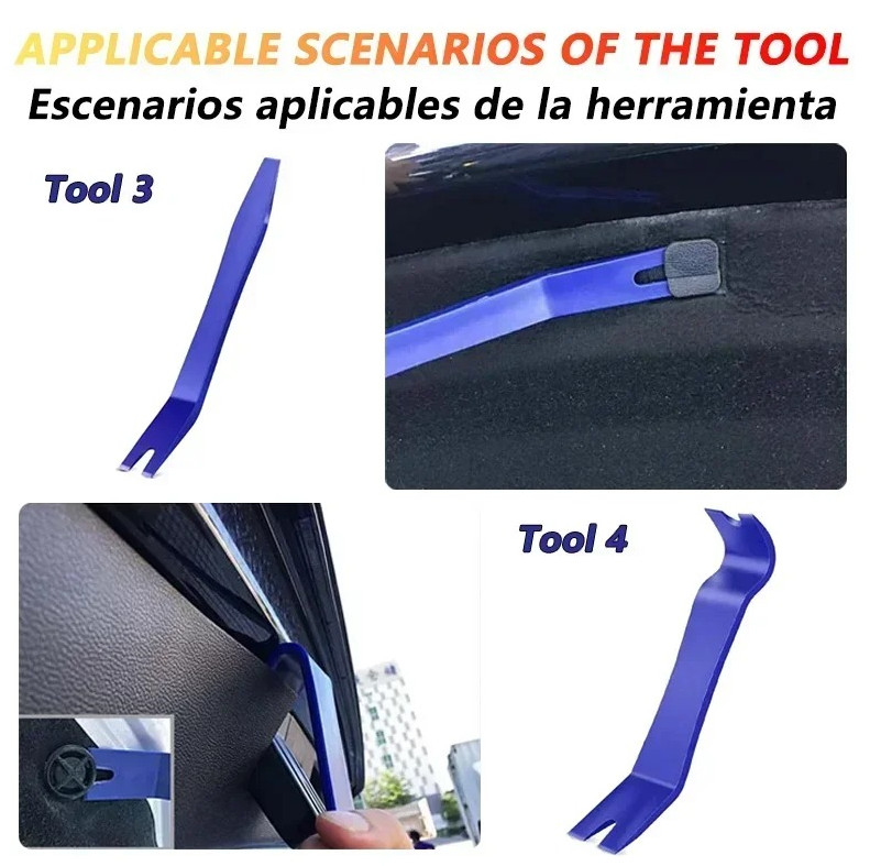 5pcs Car Trim Removal Tool Kit Door Clip Panel Pry Tools Set – Conversion Repair